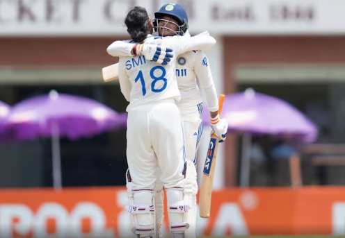 Smriti Mandhana and Shafali Verma set new record: Highest opening partnership in Women’s Test cricket history.