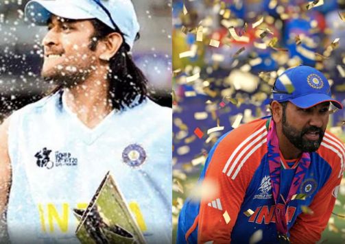 Rohit Sharma commented on MS Dhoni’s commendation of India following their victory in the 2024 T20 World Cup.