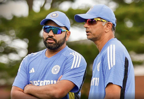 Rahul Dravid praises Rohit Sharma’s evolution as both player and leader.