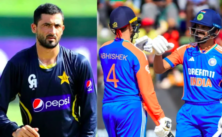 Junaid Khan mockingly taunted Abhishek Sharma and Ruturaj Gaikwad following their impressive performances in the 2nd T20I against Zimbabwe.