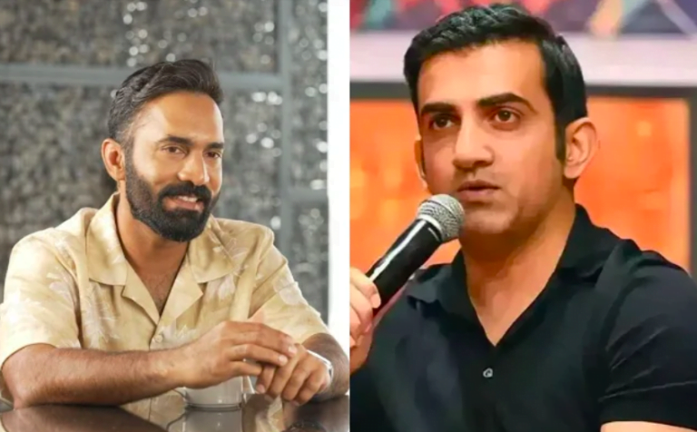 Dinesh Karthik commented briefly on Gautam Gambhir becoming India’s Head Coach.