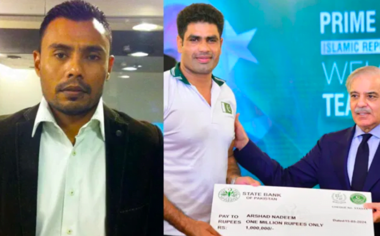 Danish Kaneria criticizes PM Shehbaz Sharif’s token reward for Olympic gold medalist Arshad Nadeem.