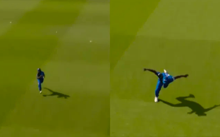 Andre Russell executed a spectacular catch running backward to dismiss Will Jacks in The Hundred 2024.