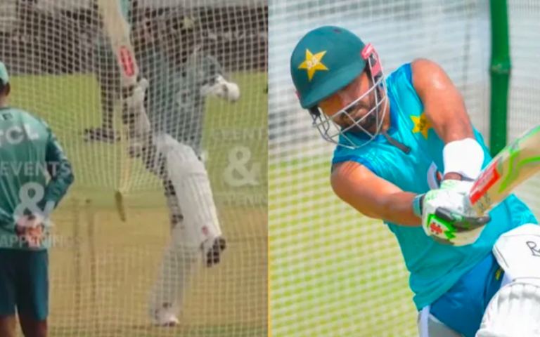 Watch: Babar Azam angrily kicks the stumps after his dismissal in the nets before the PAK vs BAN Test series.