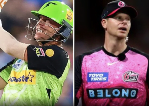 BBL: David Warner to play for Sydney Thunder and Steve Smith to Play for Sydney Sixers.