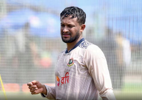 Bangladesh Players Show Support for Shakib Al Hasan Amidst Accusations.