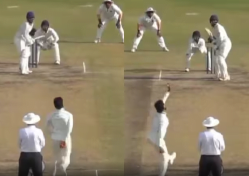 A video of Shreyas Iyer mimicking Sunil Narine's bowling action during a Buchi Babu Trophy match has gone viral.