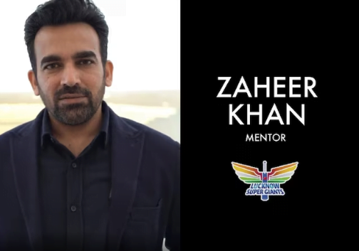 Zaheer Khan Named New Mentor for Lucknow Super Giants for IPL 2025.