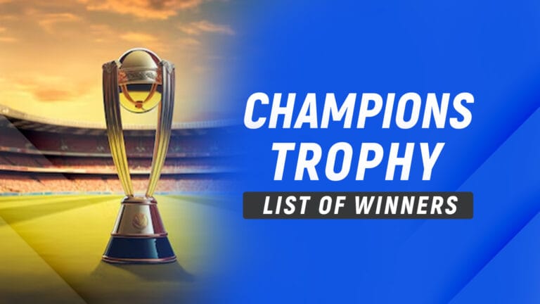 ICC Champions Trophy Winners List (1998-2017)