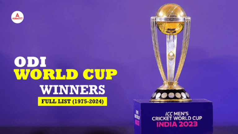 ODI World Cup Winners List (1975-2023)