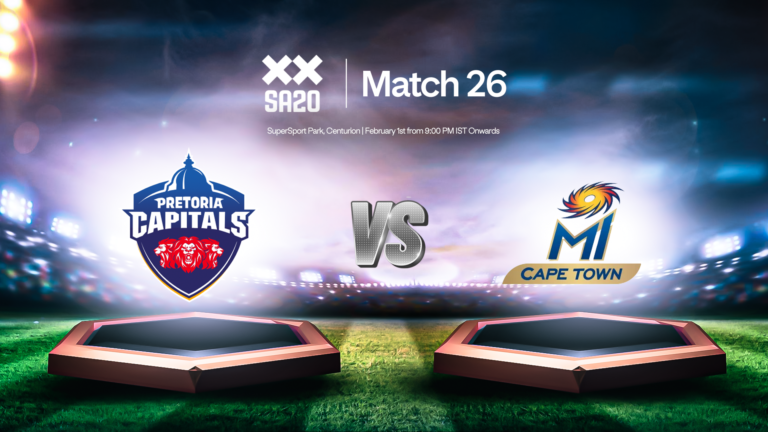 Pretoria Capitals vs MI Cape Town Fantasy Prediction, 27th SA20 Match